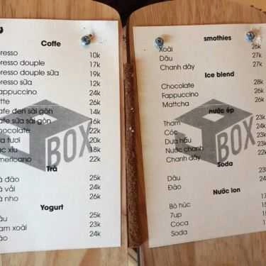Thực đơn- Nhà Hàng 9 Box Coffee & Restaurant