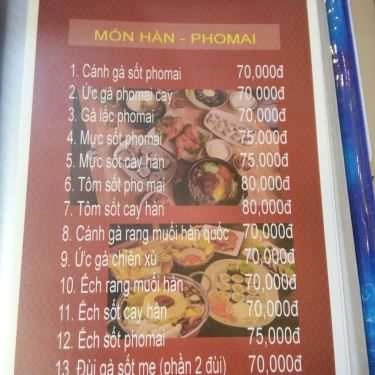 Thực đơn- Nhà Hàng Akay Restaurant - Lẩu & Nướng