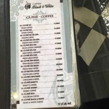 Tổng hợp- Black & White Cafe
