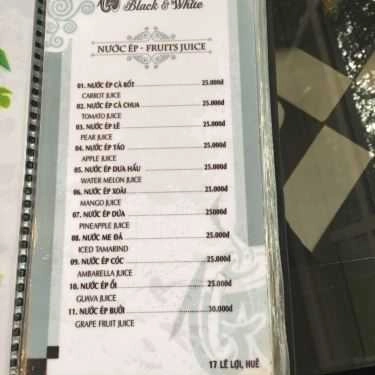 Tổng hợp- Black & White Cafe