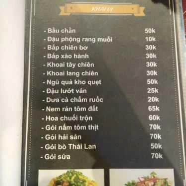 Thực đơn- Nhà Hàng Boom Beer
