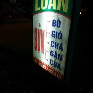 Thực đơn- Ăn vặt Bún Bò O Loan