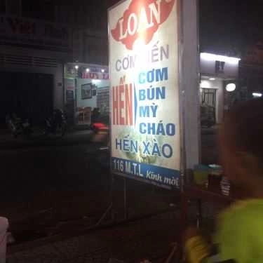 Thực đơn- Ăn vặt Bún - Cơm Hến Loan