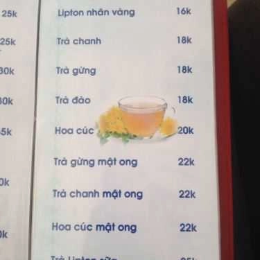 Thực đơn- An Cựu Đông Cafe - Cafe Cây Cảnh