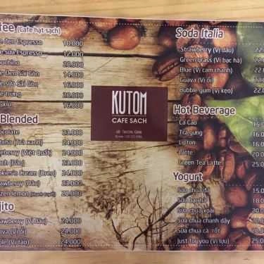 Thực đơn- KuTom Cafe