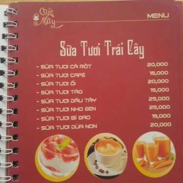 Thực đơn- Mây Cafe - Hải Triều