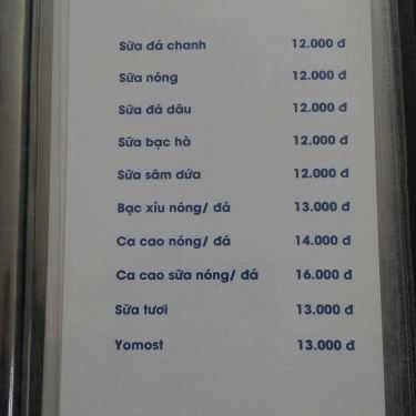 Thực đơn- REX Cafe