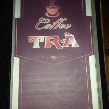 Thực đơn- Trà Cafe
