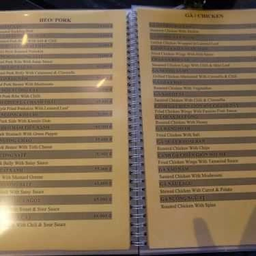 Thực đơn- Nhà Hàng Cheer Restaurant - Cơm Tấm