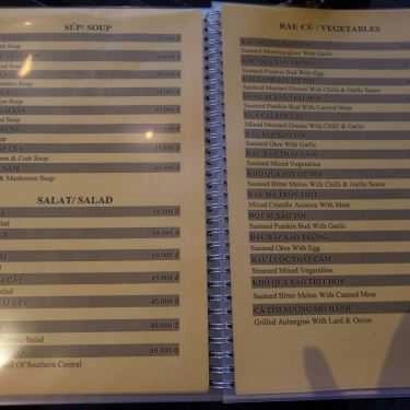 Thực đơn- Nhà Hàng Cheer Restaurant - Cơm Tấm