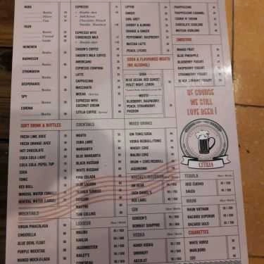 Thực đơn- Citilia Cafe