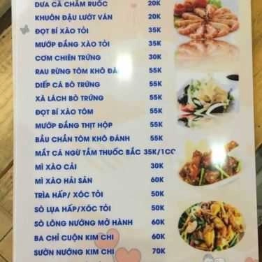 Thực đơn- Cocodak - Nhà Hàng Hải Sản