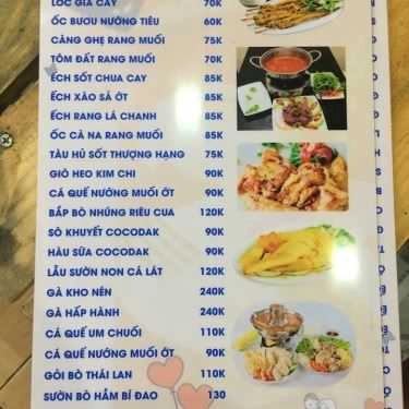 Thực đơn- Cocodak - Nhà Hàng Hải Sản