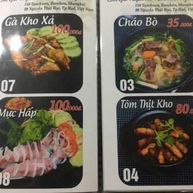 Thực đơn- Nhà Hàng Cơm Gà Thượng Hải - Nguyễn Thái Học