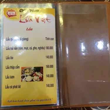 Thực đơn- Nhà Hàng Lửa Việt Restaurant - Cơm Niêu
