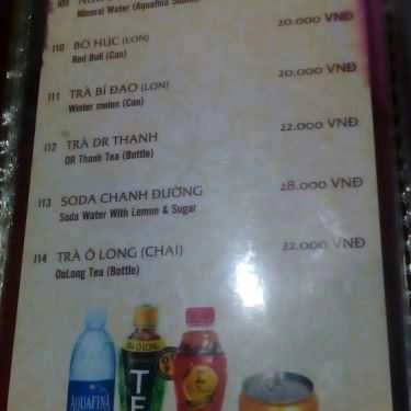 Thực đơn- Nhà Hàng Confetti Restaurant