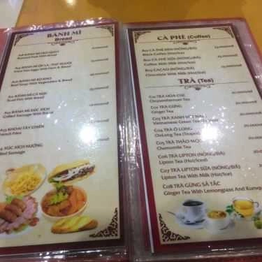 Thực đơn- Nhà Hàng Confetti Restaurant