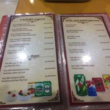 Thực đơn- Nhà Hàng Confetti Restaurant