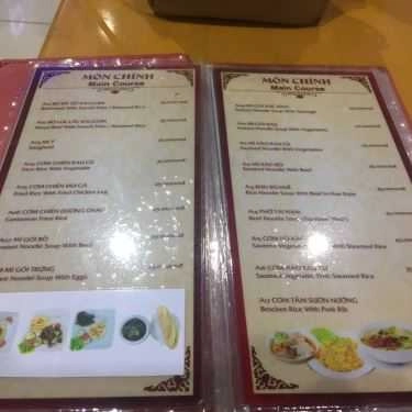 Thực đơn- Nhà Hàng Confetti Restaurant