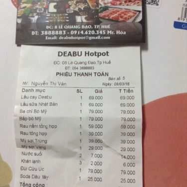 Tổng hợp- Nhà Hàng Deabu Hotpot