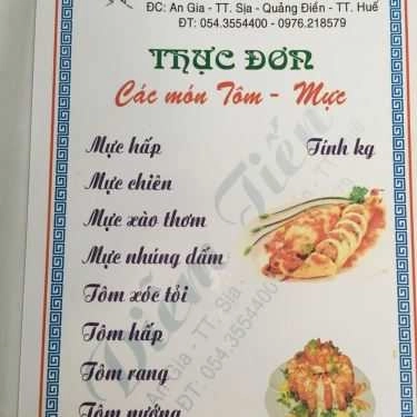 Thực đơn- Nhà Hàng Diễm Tiến - Các Món Đặc Sản