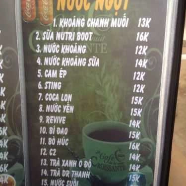 Thực đơn- Đời Cát Sân Vườn Cafe