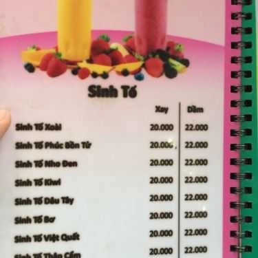 Thực đơn- Êden Cafe
