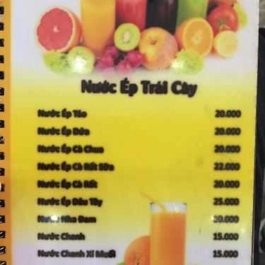 Thực đơn- Êden Cafe