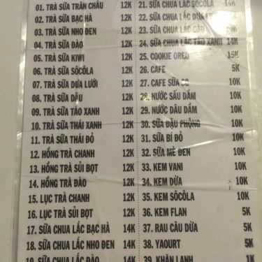 Thực đơn- Ăn vặt Elsa Drinks & Food