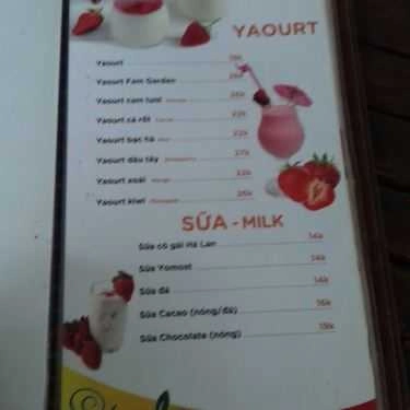 Thực đơn- Fam Garden Coffee