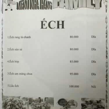 Tổng hợp- Nhà Hàng Family Restaurant