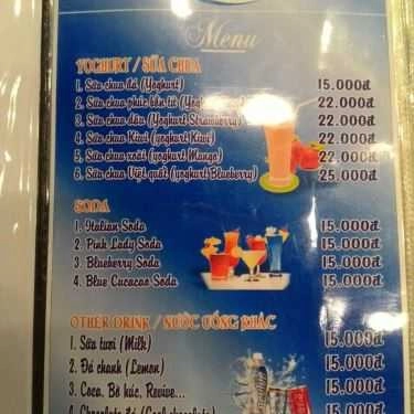 Thực đơn- Fly Cafe