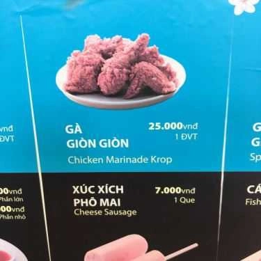 Thực đơn- Ăn vặt Gà Rán Five Star - Đinh Tiên Hoàng