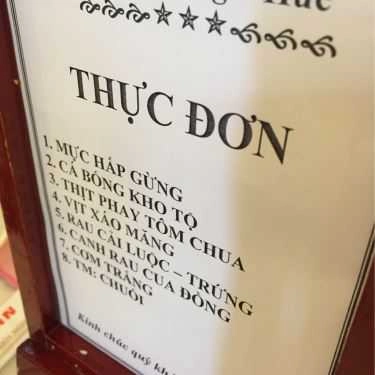 Thực đơn- Garden Cafe