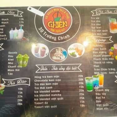 Thực đơn- Cafe Ghiền Milktea & Food