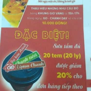Thực đơn- GO Cafe - Shop Online