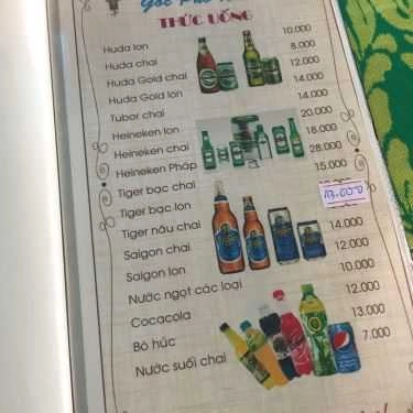 Thực đơn- Nhà Hàng Góc Phố Xanh - Gà Hấp Muối