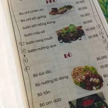 Thực đơn- Nhà Hàng Góc Phố Xanh - Gà Hấp Muối
