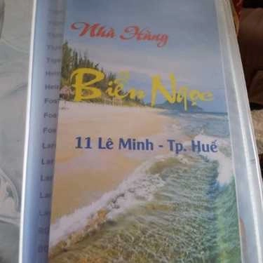 Thực đơn- Nhà Hàng Hải Sản Biển Ngọc