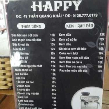 Tổng hợp- Happy - Cafe & Ăn Vặt