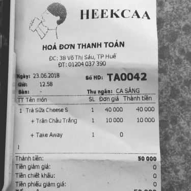 Tổng hợp- Cafe Heekcaa Tea