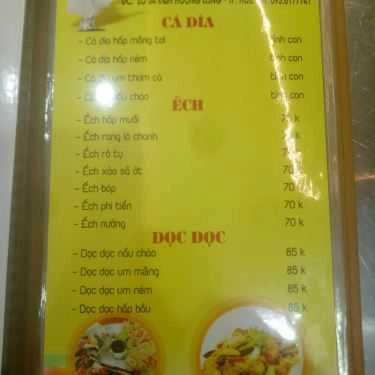 Thực đơn- Quán Nhậu Hương Long - Nhậu Bình Dân