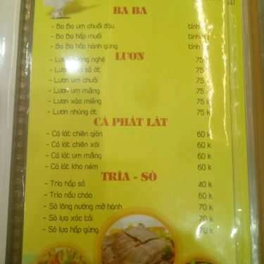 Thực đơn- Quán Nhậu Hương Long - Nhậu Bình Dân