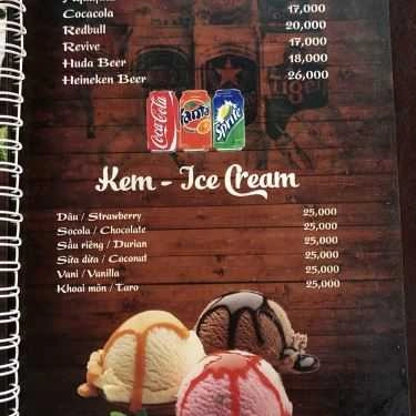 Thực đơn- Hương Thời Gian Cafe