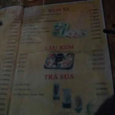 Thực đơn- Cafe Kem Bạch Đằng