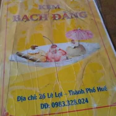 Thực đơn- Cafe Kem Bạch Đằng