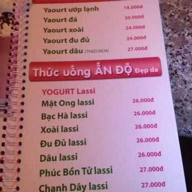 Thực đơn- Cafe Kem Kangaroo