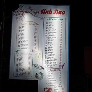 Thực đơn- Cafe Kem Tươi Anh Đào