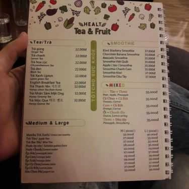 Thực đơn- Kha Coffee - Nguyễn Huệ