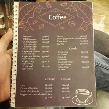 Thực đơn- Kha Coffee - Nguyễn Huệ